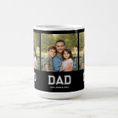 Mug Dad Established Black Photo Modern Typography Gift (Centre)