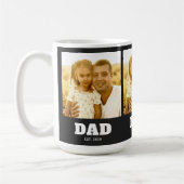 Mug Dad Established Bold Black 3 Photo (Gauche)