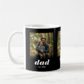 Mug Dad Established Modern 3 Photo (Gauche)