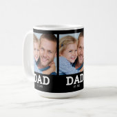 Mug Dad Established Modern Black 3 Photo (Devant gauche)