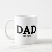 Mug Dad Established New Dad Gift (Gauche)