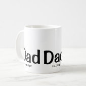 Mug Dad  Established New Dad Gift  (Devant gauche)
