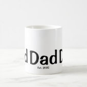 Mug Dad  Established New Dad Gift  (Centre)