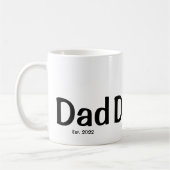 Mug Dad  Established New Dad Gift  (Gauche)