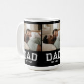 Mug Dad Established White Black 3 Photo (Devant gauche)