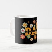 Mug Dad Flower Shirt, Cute Floral Dad Tee (Devant gauche)