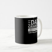 Mug Dad Grandpa Great Grandpa I Just Keep Getting Bett (Devant droit)