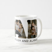 Mug DAD Letter Photo Collage  (Devant droit)