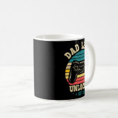 Mug Dad Level Unlocked Est. 2023 New Daddy I Leveled U (Devant droit)