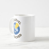 Mug Dad Level Unlocked New Daddy Gifting Ideas (Devant gauche)