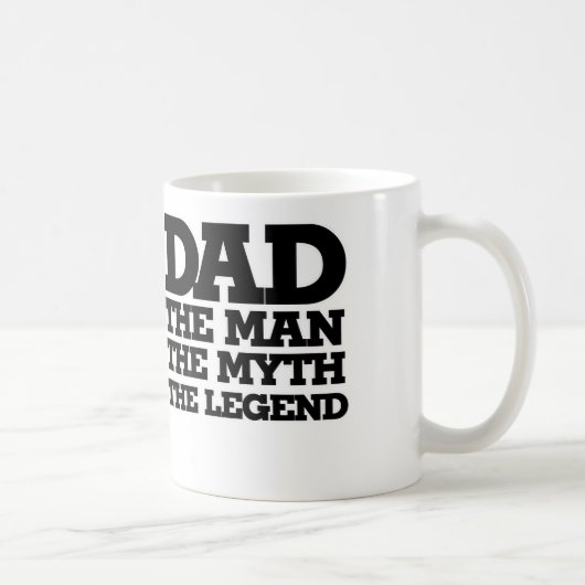 Mug DAD l'homme le mythe la légende (Droite)