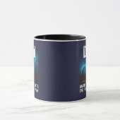 Mug Dad Northern Lights Camping Customizable (Centre)