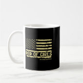 Mug Dad Of Girls Outnumbered Us Flag Father's Day Daug (Gauche)