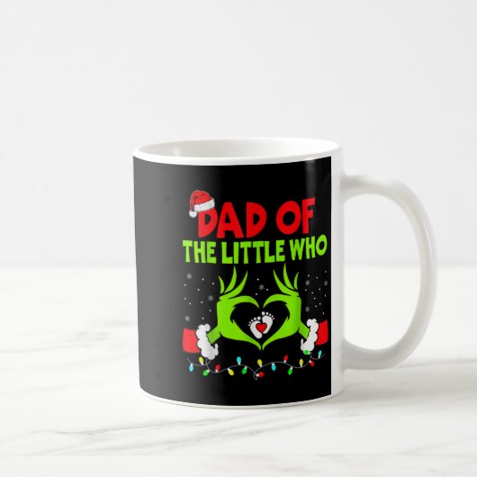Mug Dad Of The Little Who Funny Christmas Pregnancy An (Droite)