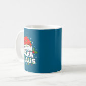 Mug Dad Papa Claus Christmas Lights Family Matching Lo (Devant gauche)