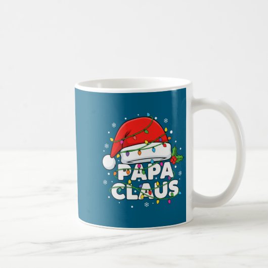 Mug Dad Papa Claus Christmas Lights Family Matching Lo (Droite)