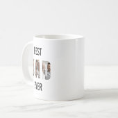 Mug Dad Photo Collage Cutout father's Day Birthday (Devant gauche)