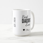 Mug Dad Photo This Year Name Best Daddy Ever (Devant droit)