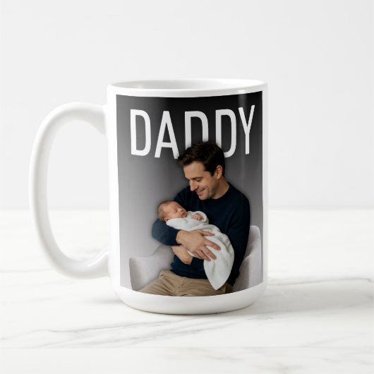 Mug Dad Photo This Year Name Best Daddy Ever (Gauche)