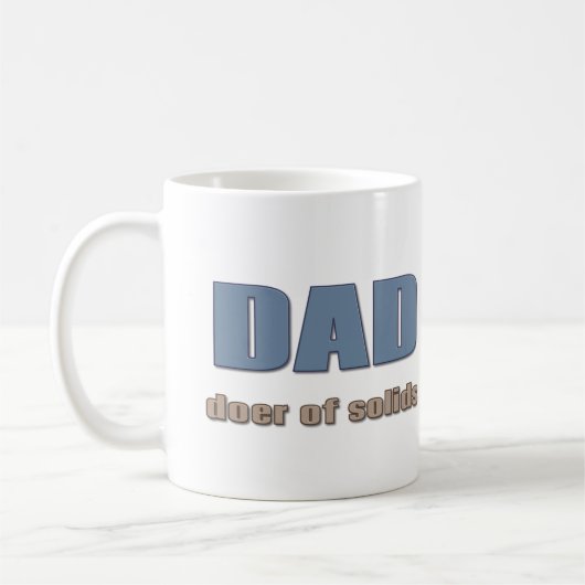Mug DAD : Porte de solides (Gauche)