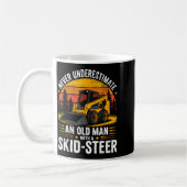 Mug Dad Skid Steer Operator Father Construction Heavy  (Gauche)