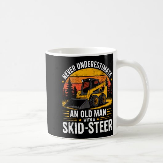 Mug Dad Skid Steer Operator Father Construction Heavy  (Droite)