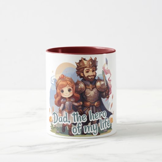 Mug Dad, the hero of my life (Centre)