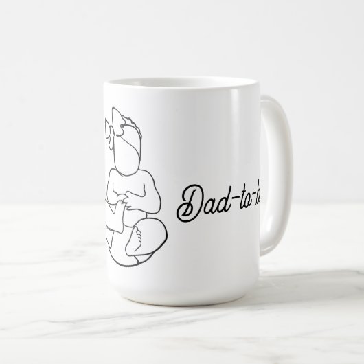Mug Dad-to-be Faux Lace (Devant droit)