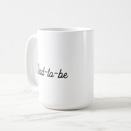 Mug Dad-to-be Faux Lace (Devant gauche)