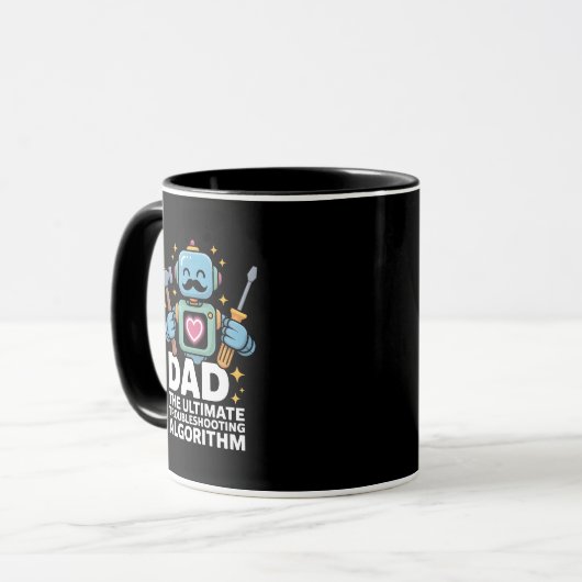 Mug Dad Ultimate Troubleshooting Algorithm Robot (Devant gauche)