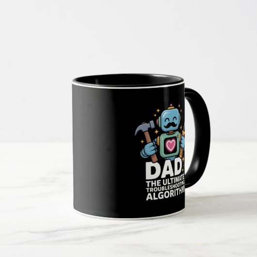 Mug Dad Ultimate Troubleshooting Algorithm Robot (Devant droit)