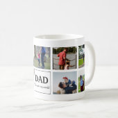 Mug Dad You Are My World Custom  Photo Collage (Devant droit)