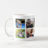 Mug Dad You Are My World Custom Photo Collage (Gauche)
