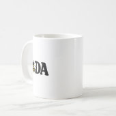 Mug Dada Bee mignonne apiculture 1er Anniversaire de l (Devant gauche)