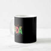 Mug Dada Claus Christmas Lights Pajama Family Matching (Devant gauche)