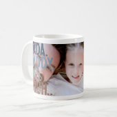 MUG DADA DADDY DAD BRUH GRANDE FÊTE DES PÈRES PHOTO (Devant gauche)