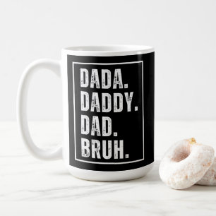 Mug Dada Daddy Papa Bruh désespéré Fête des pères rétr