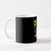 Mug Dada de la fille de l'anniversaire saurus rex dino (Gauche)