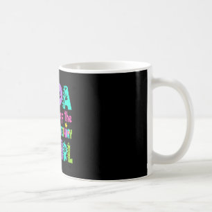 Mug Dada de la fille de l'anniversaire saurus rex dino