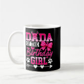 Mug Dada Of The Birthday Girl Cat Kitty Family Matchin (Gauche)