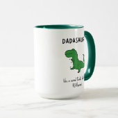 Mug Dadasaurus Funny T-Rex (Devant droit)