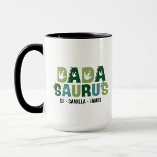 Mug Dadasaurus personnalisé, tasse à café sur mesu
