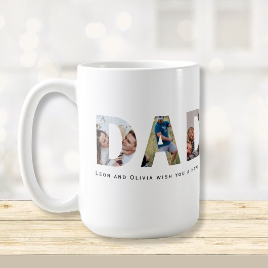 Mug DADDY 5 photos collage