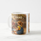 Mug Daddy Band Adorable Greeting Card (Devant gauche)