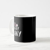 Mug Daddy Bunny Pregnant Pâques Maman jumelée Couple (Devant gauche)