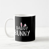 Mug Daddy Bunny Pregnant Pâques Maman jumelée Couple (Gauche)