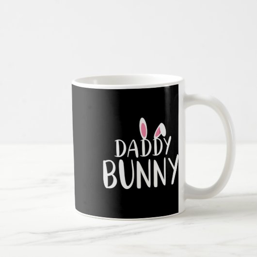 Mug Daddy Bunny Pregnant Pâques Maman jumelée Couple (Droite)