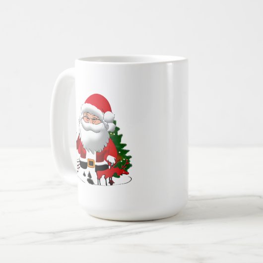 Mug Daddy Claus with a Reindeer (Devant gauche)