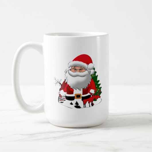 Mug Daddy Claus with a Reindeer (Gauche)