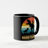 Mug Daddy Dinosaur Daddysaurus 2 Fête des pères pour e (Devant droit)